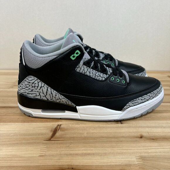 Jordan Other - Air Jordan 3 Retro Mens 11 Nike basketball streetwear shoes Green Glow Black NEW